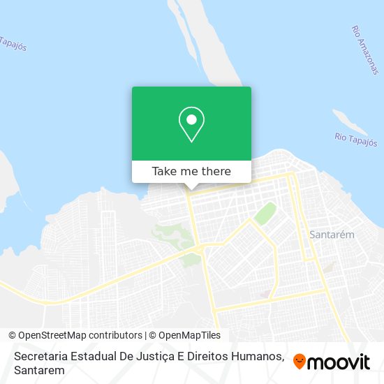 Secretaria Estadual De Justiça E Direitos Humanos map