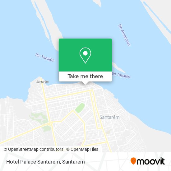 Hotel Palace Santarém map