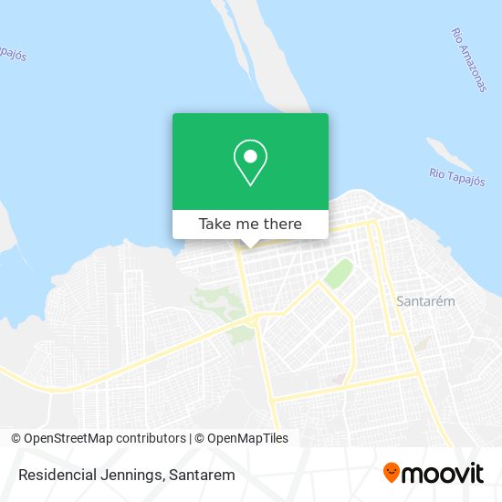 Residencial Jennings map