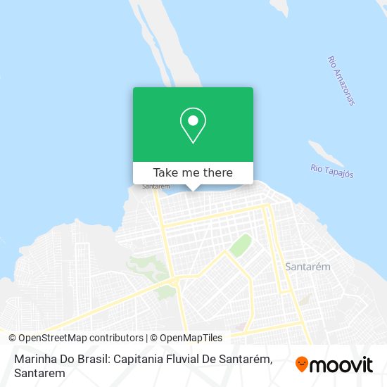 Mapa Marinha Do Brasil: Capitania Fluvial De Santarém