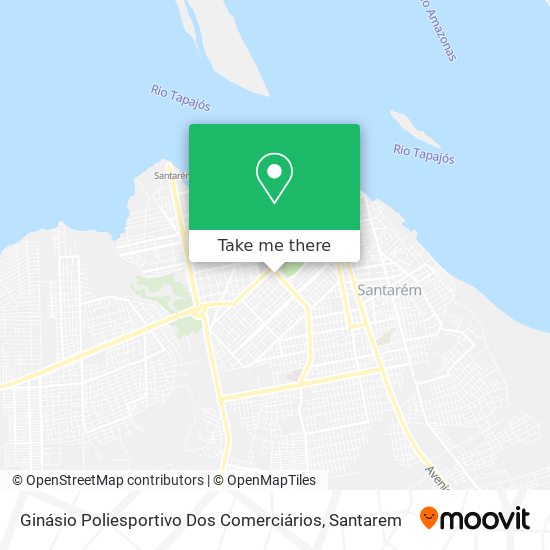 Ginásio Poliesportivo Dos Comerciários map
