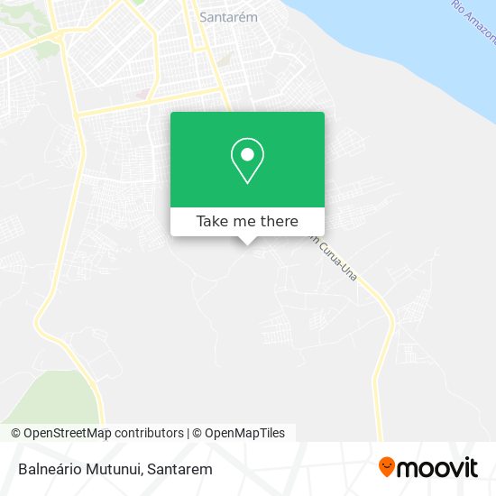 Balneário Mutunui map