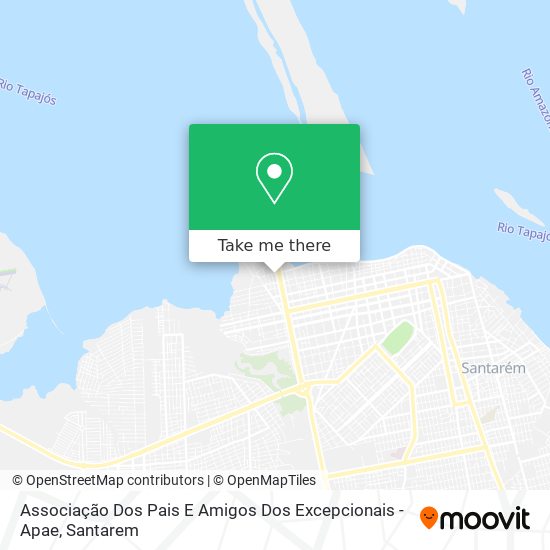 Associação Dos Pais E Amigos Dos Excepcionais - Apae map