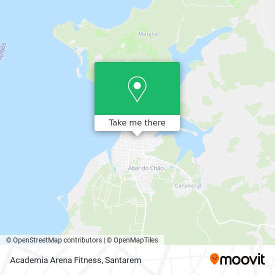 Academia Arena Fitness map