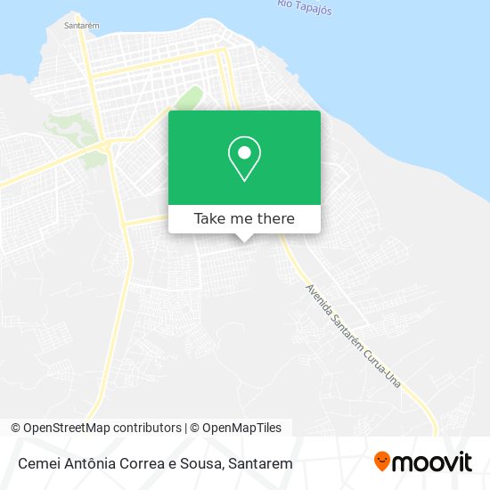 Cemei Antônia Correa e Sousa map