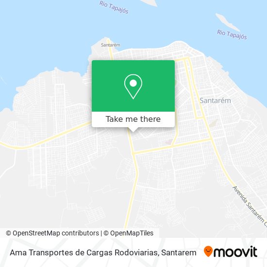 Ama Transportes de Cargas Rodoviarias map