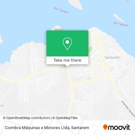 Mapa Coimbra Máquinas e Motores Ltda