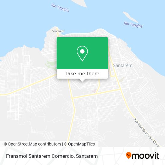Fransmol Santarem Comercio map