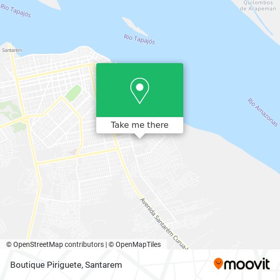 Boutique Piriguete map