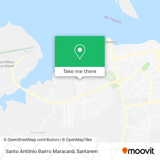 Santo Antônio Bairro Maracanã map