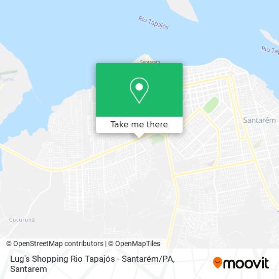 Mapa Lug's Shopping Rio Tapajós - Santarém / PA