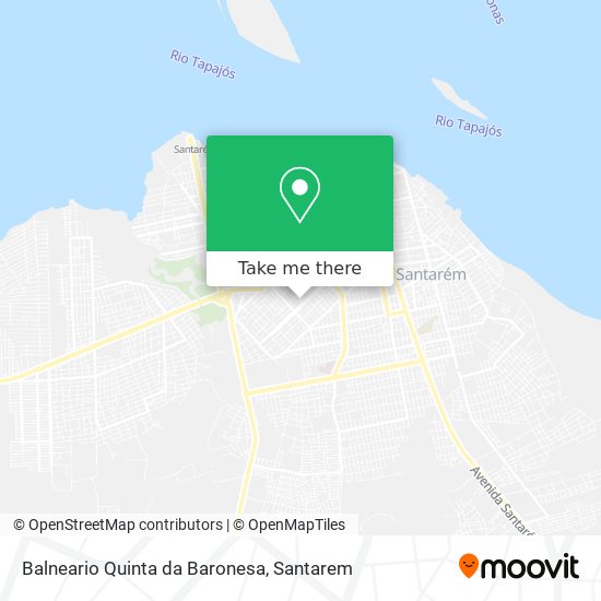 Balneario Quinta da Baronesa map