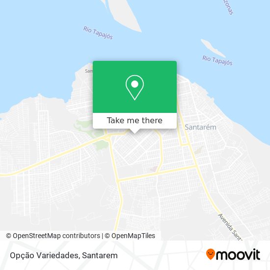 Opção Variedades map