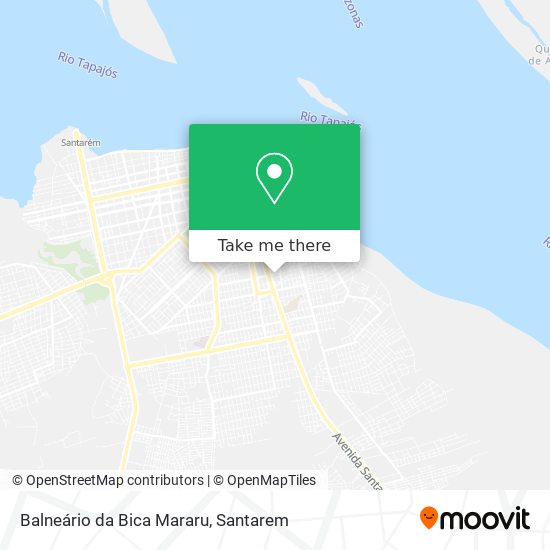 Balneário da Bica Mararu map