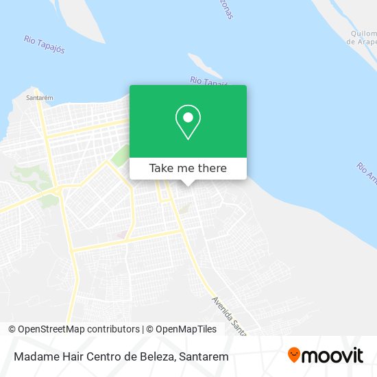Madame Hair Centro de Beleza map