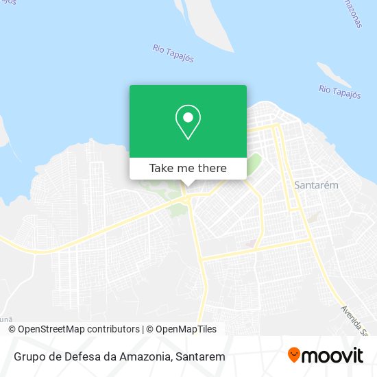 Grupo de Defesa da Amazonia map