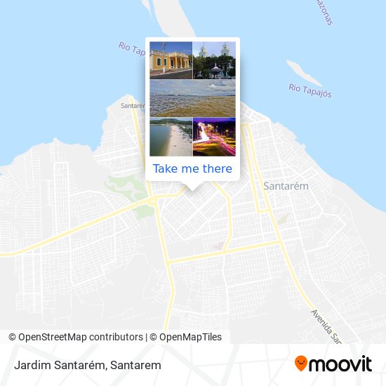 Jardim Santarém map