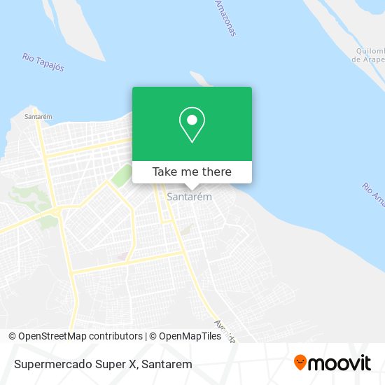 Supermercado Super X map