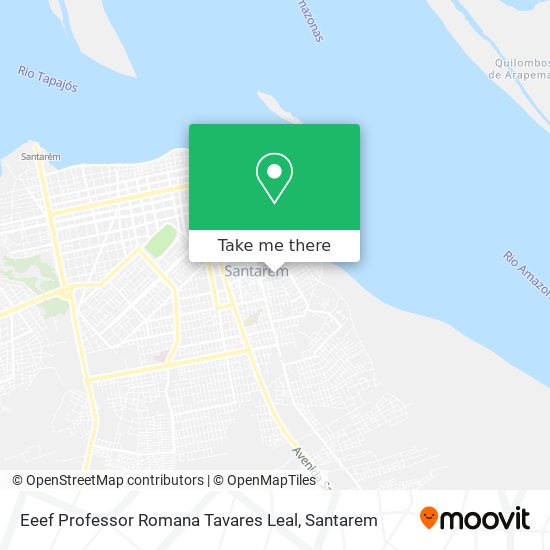 Mapa Eeef Professor Romana Tavares Leal