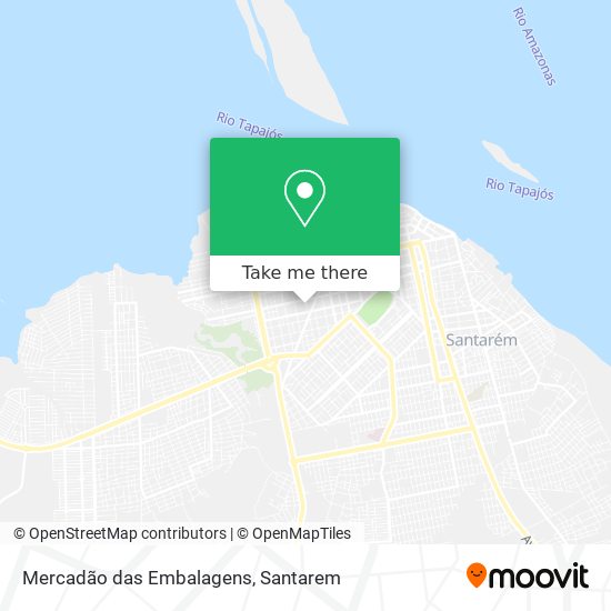 Mercadão das Embalagens map