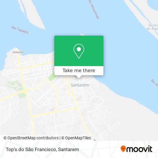 Top's do São Francisco map