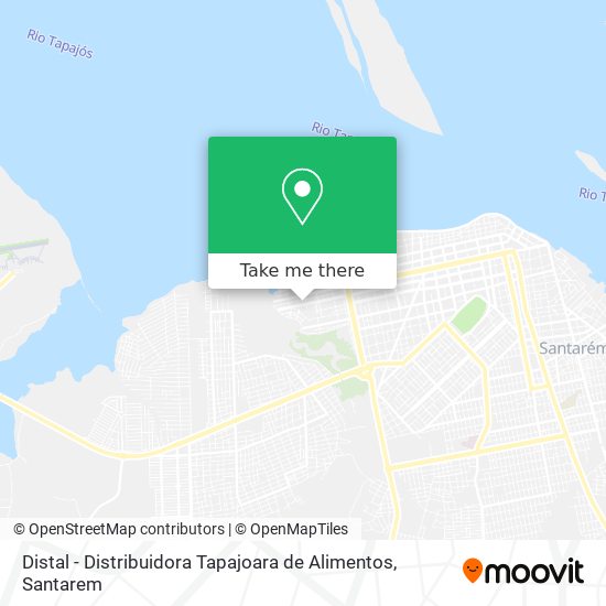 Distal - Distribuidora Tapajoara de Alimentos map