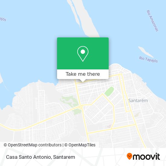 Casa Santo Antonio map