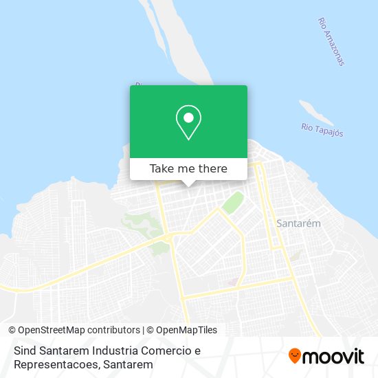 Sind Santarem Industria Comercio e Representacoes map