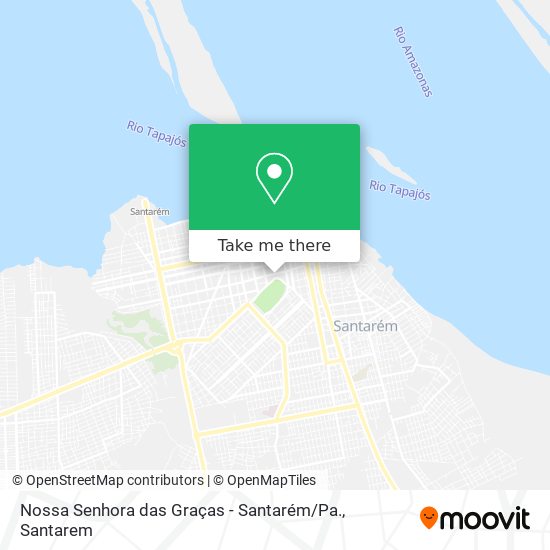 Nossa Senhora das Graças - Santarém / Pa. map