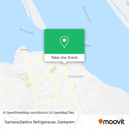 Santana,Santos Refrigeracao map