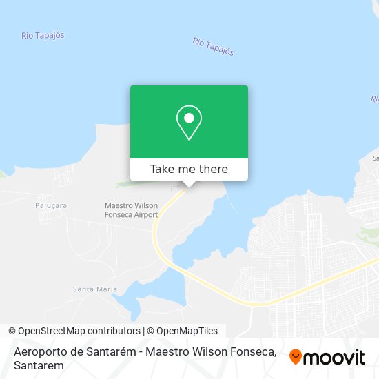 Aeroporto de Santarém - Maestro Wilson Fonseca map