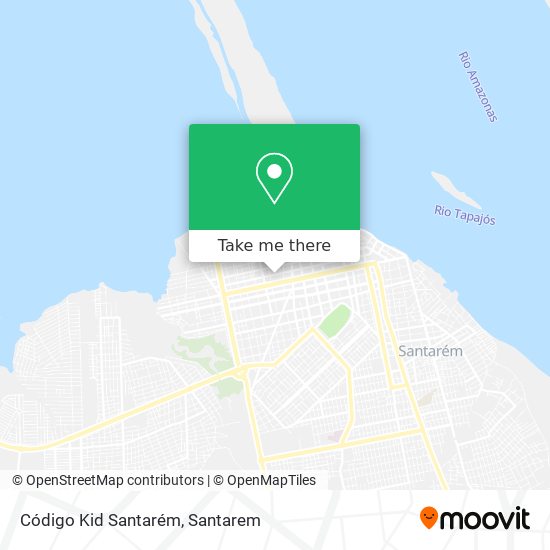 Código Kid Santarém map