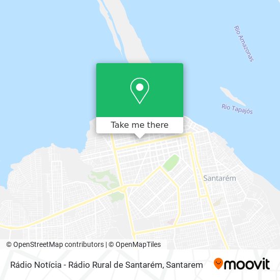 Rádio Notícia - Rádio Rural de Santarém map
