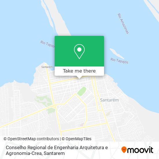 Conselho Regional de Engenharia Arquitetura e Agronomia-Crea map