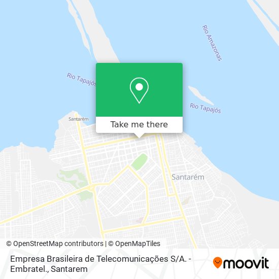 Empresa Brasileira de Telecomunicações S / A. - Embratel. map