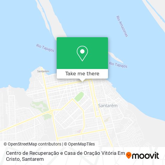 Mapa Centro de Recuperação e Casa de Oração Vitória Em Cristo