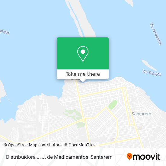 Distribuidora J. J. de Medicamentos map