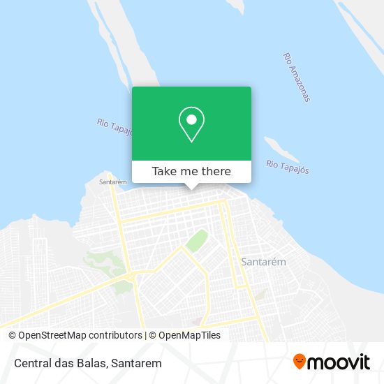Central das Balas map