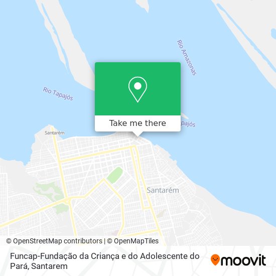 Funcap-Fundação da Criança e do Adolescente do Pará map