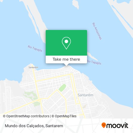 Mundo dos Calçados map