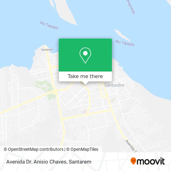 Mapa Avenida Dr. Anisio Chaves