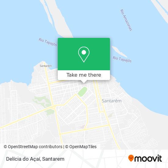 Delícia do Açaí map
