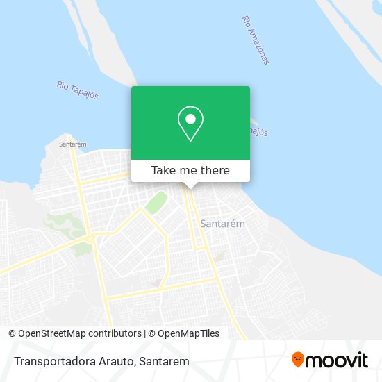 Transportadora Arauto map