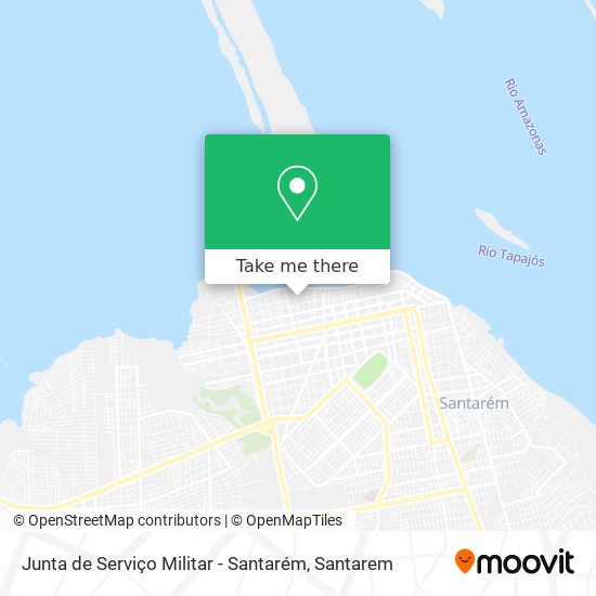 Junta de Serviço Militar - Santarém map