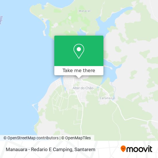 Manauara - Redario E Camping map