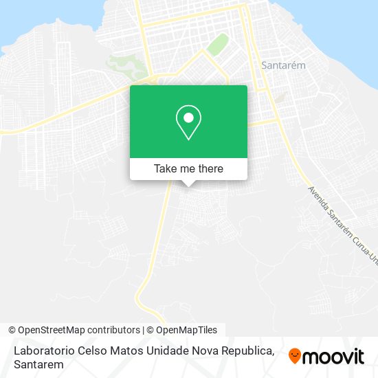 Mapa Laboratorio Celso Matos Unidade Nova Republica