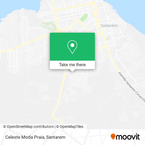 Celeste Moda Praia map