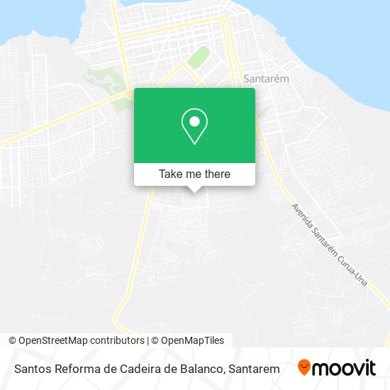 Santos Reforma de Cadeira de Balanco map