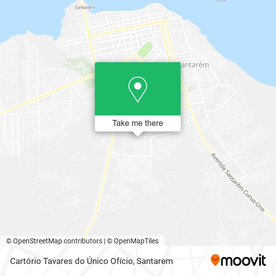 Mapa Cartório Tavares do Único Ofício
