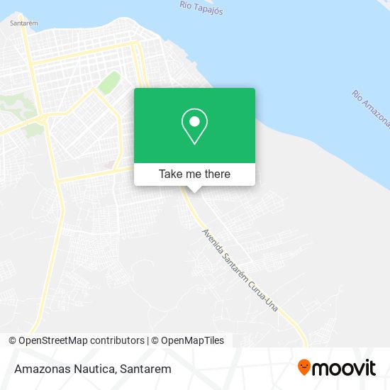 Amazonas Nautica map